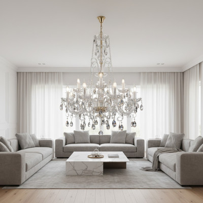 Classic Ceiling Chandelier Lamp Lighting Crystal New Bohemia Light