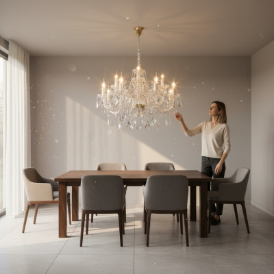 Classic ceiling light crystal lighting new Bohemia lamp chandelier