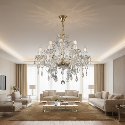 Chandelier Luxury Lustre Crystal Ceiling Lights Handmade New Bohemia Lamps
