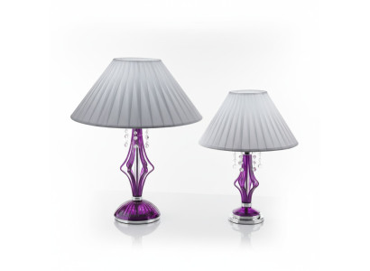 Crystal lamp, office lamp, table elite Bohemia base, bedside, new