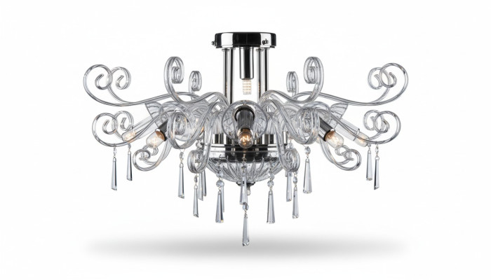 Crystal chandelier pendant ceiling light fixture Bohemia