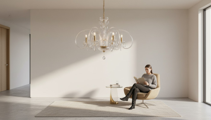 Crystal chandelier lamp ceiling light Bohemia pendant lamp chandelier