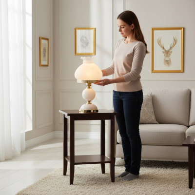Crystal desk lamp table lamp Elite Bohemia standing nightstand new