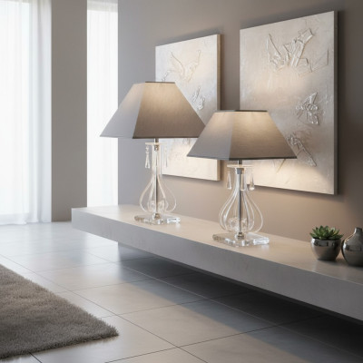 Table lamp antique style chandelier table lamp crystal light lamps lighting
