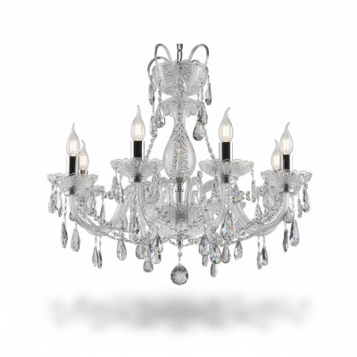 Crystal chandelier ceiling light hanging lamp Bohemia bulb