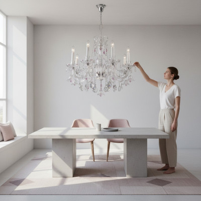 Crystal chandelier ceiling light hanging lamp light Bohemia lamp