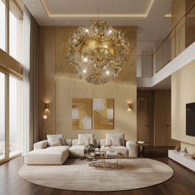 Crystal chandelier pendant light Bohemia ceiling light
