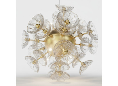 Ceiling pendant light ceiling lamp chandelier Elite Bohemia flower nine