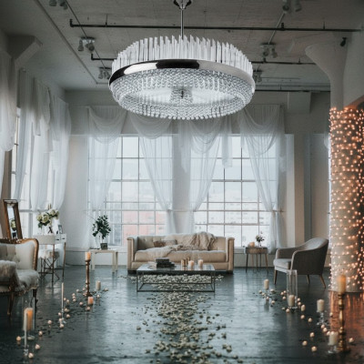 Chandelier Bohemia Cover Lights Lamp Luxury Design Crystal Lamp Lamps