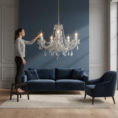 Crystal chandelier pendant light lamp ceiling light Bohemia
