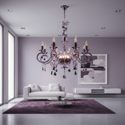 Crystal chandelier pendant light Bohemia ceiling lamp