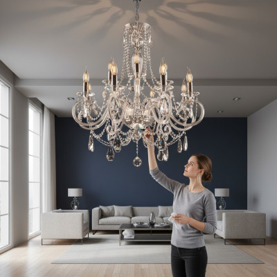 Crystal Light Ceiling Chandelier Lamp Light Lamps Ceiling Chandelier Bohemia