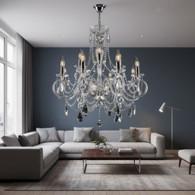 Crystal Light Ceiling Chandelier Lamp Light Lamps Ceiling Chandelier Bohemia