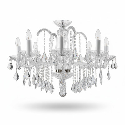 Chandelier Lamp Lamps Crystal Lights Bohemia Lid Chandelier