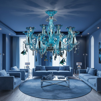 Crystal Chandelier Pendant Light Ceiling Light Bohemia Lamp