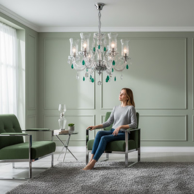 Crystal light ceiling chandelier ceiling crystal lamp fixture Bohemia lamps