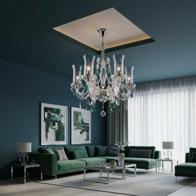 Crystal light ceiling chandelier ceiling crystal lamp fixture Bohemia lamps