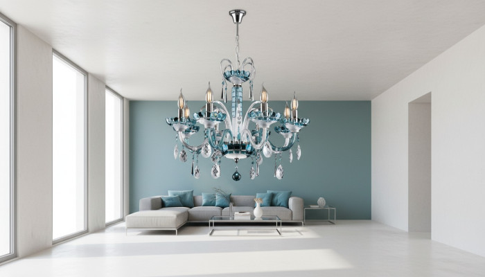 Crystal light chandelier lamp cover Bohemia ceiling