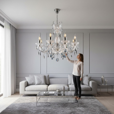 Crystal chandelier light lamp ceiling chandelier Bohemia ceiling.