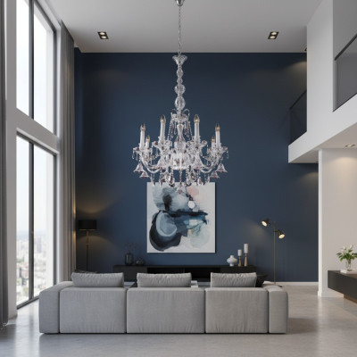 Crystal chandelier pendant lamp Bohemia ceiling light