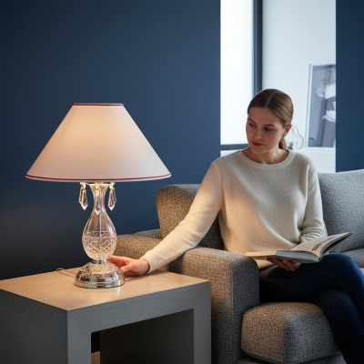 Classic nightstand lamp table lamp Bohemia lamp table light
