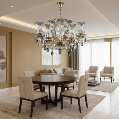 Chandelier Light Lamp Lustre Crystal Lamps Ceiling Light Bohemia Chandelier