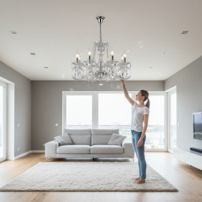 Chandelier lamp lights crystal lights Bohemia cover
