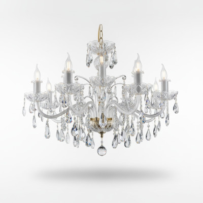Crystal chandelier luster light Bohemia lamp ceiling light pendant light