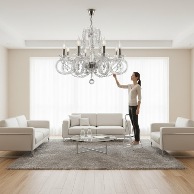 Crystal chandelier luster light ceiling light Bohemia hanging lamp