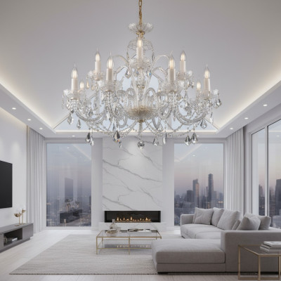 Crystal chandelier ceiling light hanging light Elite Bohemia lamps new