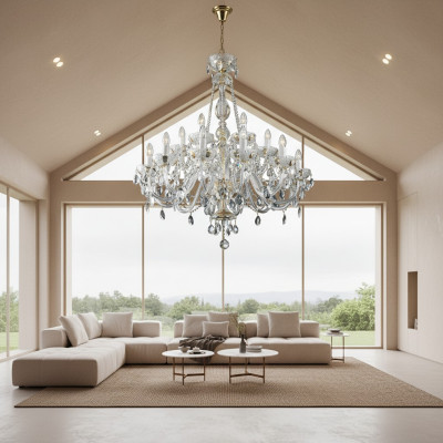 Crystal Pendant Light Chandelier Ceiling Lamp Elite Bohemia Lamp