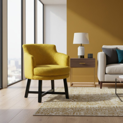 Design chairs Chesterfield suite chair textile upholstery hotel group set of 4