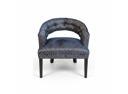 Design Chesterfield Chairs Set Upholstered Textile Chair Hotel Group Set of 4