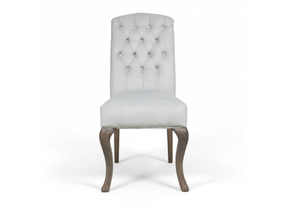 Designer Gray Chesterfield Chairs Upholstery Set Hotel Group x2 Set