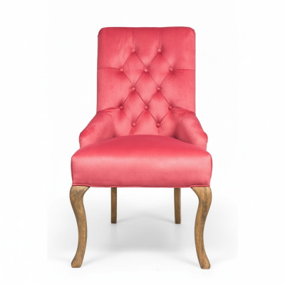 Red Chesterfield designer chair luxury leather chair bar stools upholstered seaters