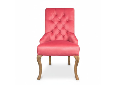 Red Chesterfield x6 Chair Group Designer Furniture Leather Seat