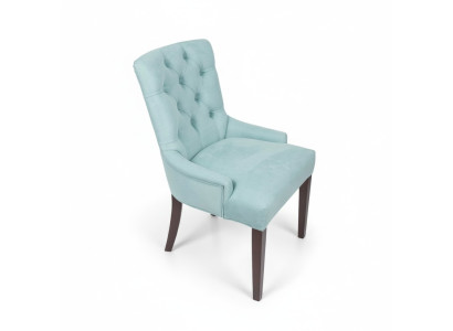 Light Blue Chesterfield Chair Set Modern Dining Chairs Dining Room 8-Piece Chair Set
