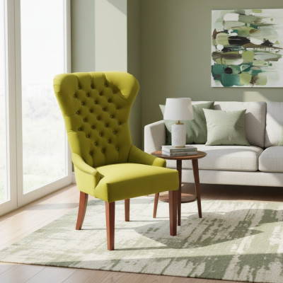 Royal Chairs Armchair Hotel Furnishing Seat Upholstery Chair Armchair 2-Piece Set