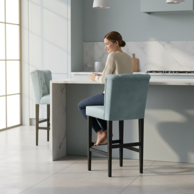 Bar stool design bar chair velvet fabric bar stools bar stools set of 10 counter