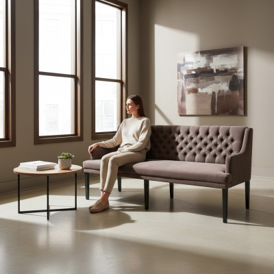 Chesterfield Bank Seat Benches Chesterfield Restaurant Shop Sofa Leather