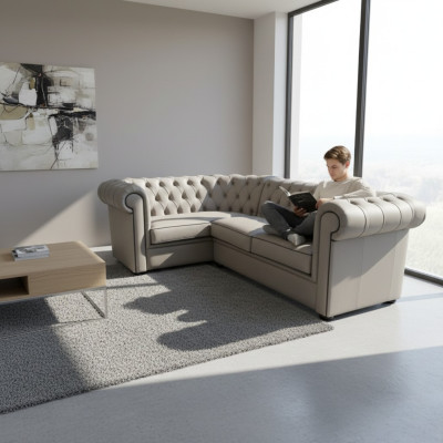 Corner sofa Chesterfield upholstered sofa corner unit upholstered seats corner sofas