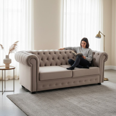 Sofa 2-seater couch upholstery sofa fabric couches suite two-seater Chesterfield