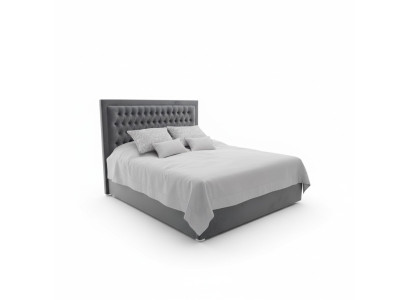 Chesterfield bed upholstered double hotel decor beds bedroom 140x200cm