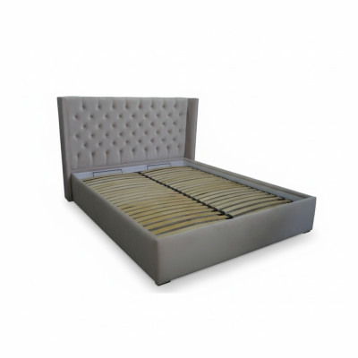 Chesterfield bed upholstery double hotel decor beds bedroom 180x200cm