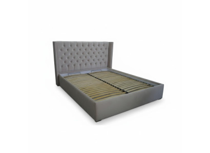 Chesterfield bed upholstery double hotel decor beds bedroom 180x200cm
