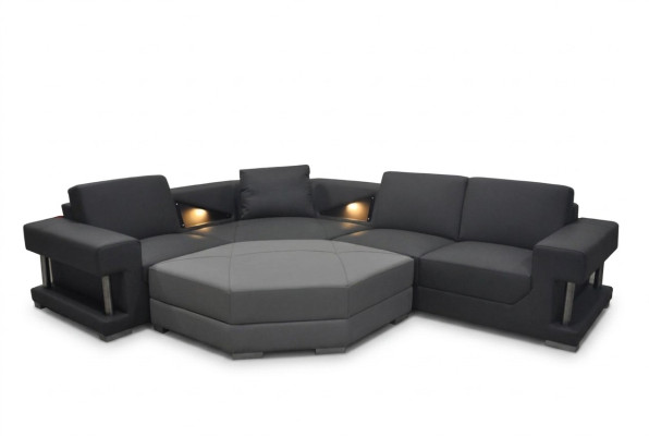 Living room textile corner sofa upholstered couch set corner suite sofa couches + USB
