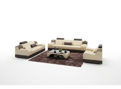 Design sofa set couch upholstery sofas leather 3+2 seater complete set new modern