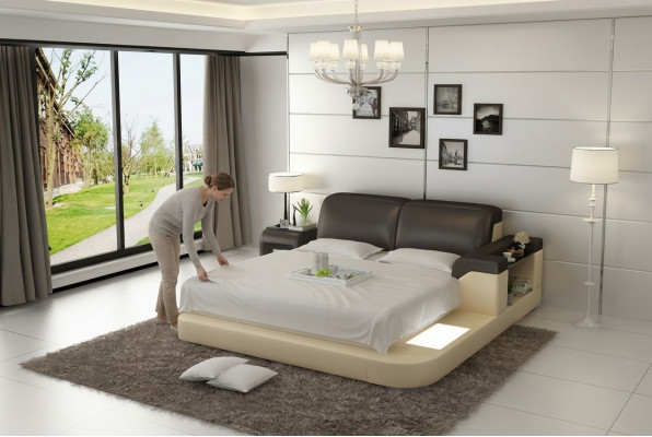 Luxury Double Multifunction Waterbed Waterbed Cushioning 200x200 + USB