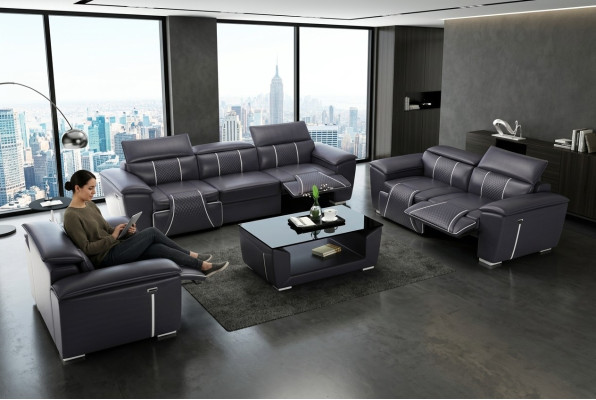 Corner sectional sofa with USB U-shaped sofa couch upholstery seating suite XXL new