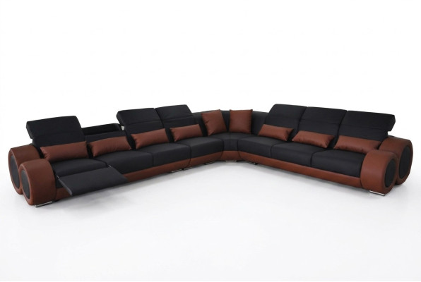 Design corner couch with USB upholstery sofa leather seating set modern sofas seating new